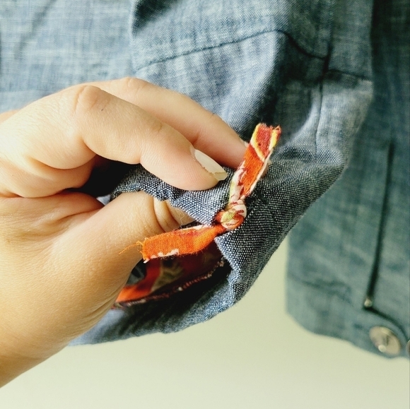 La Plage sweater with hoodie floral‎ plaid with hoodie size XS - Picture 6 of 9